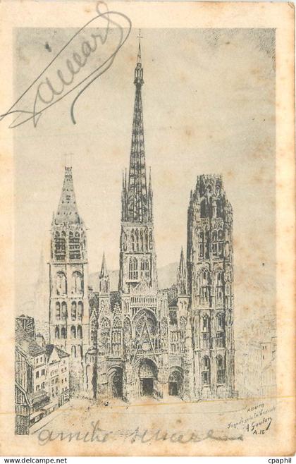 CPA Rouen Cathedrale