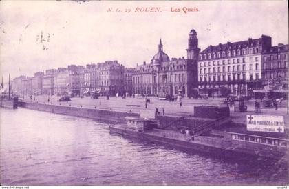 CPA Rouen Les Quais