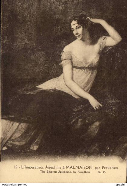 Rueil Malmaison - Napoleon L'Imperatrice Josephine par Proudhon - CPA