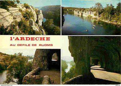 Carte Postale - 07 - Ruoms - Les Gorges de l'Ardèche - Le Défilé de Ruoms - Multivues - Carte Neuve - CPM - Voir Scans R