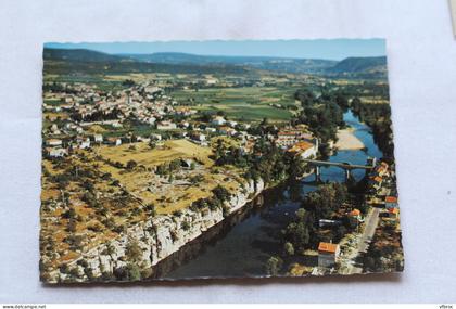 Cpm, Ruoms, la vallée de l'Ardèche et la ville, Ardèche 07