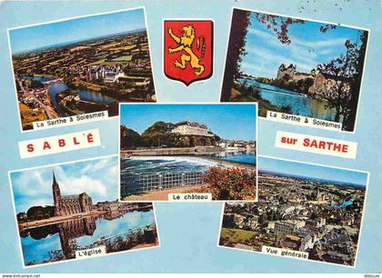 72 - Sable sur Sarthe - Multivues - Blason - CPM - Voir Scans Recto-Verso