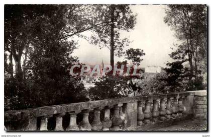 CPSM Sable sur Sarthe Vue du jardin public
