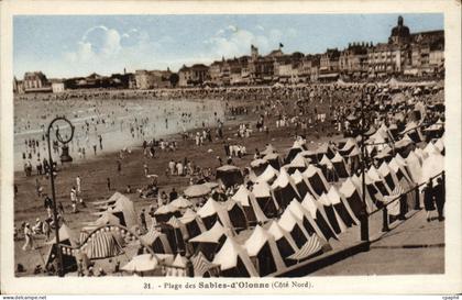 CPA Plage Des Sables D'Olonne