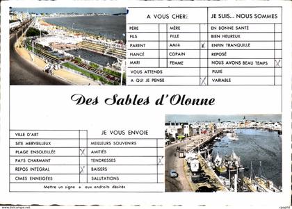 CPM Des Sables d'Olonne Piscine