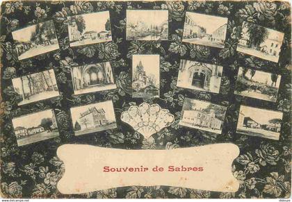 40 - Sabres - Multivues - CPA - Oblitération de 1911 - Voir Scans Recto-Verso