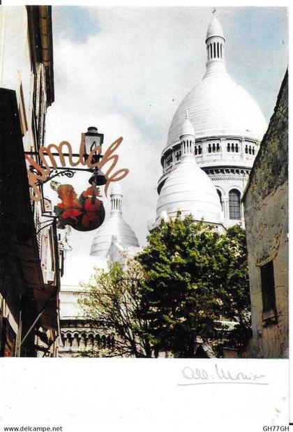 CP LE SACRE-COEUR A MONTMARTRE -non circulée