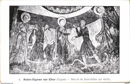 CPA Saint Aignan sur Cher Miracle de Saint Gilles
