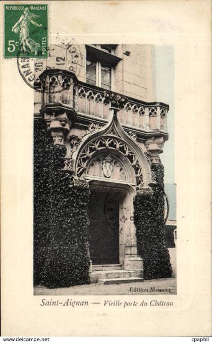 Saint Aignan CPa Vieille porte du chateau