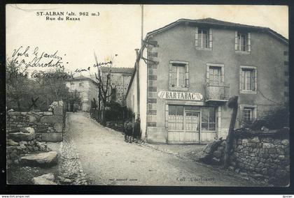 cpa du 48 St Alban rue de Razas -- Saint Alban sur Limagnole     JU25-68