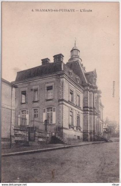 SAINT AMAND EN PUISAYE(ECOLE)
