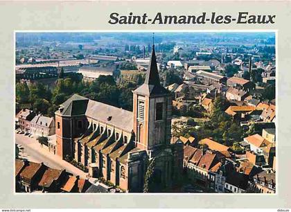 Carte Postale - 59 - Saint Amand les Eaux - Vue aérienne - L'Eglise Saint Martin - Vue aérienne - Carte Neuve - CPM - Vo