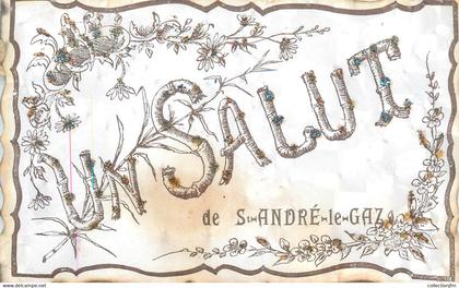 CPA FRANCE 38 "Saint André le Gaz"