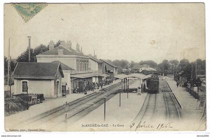 SAINT ANDRE LE GAZ (38) - Saint-André-le-Gaz - La Gare - Ed. Vialatte, Oyonnax