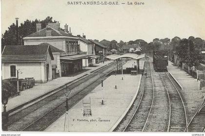 Saint André le Gaz La Gare