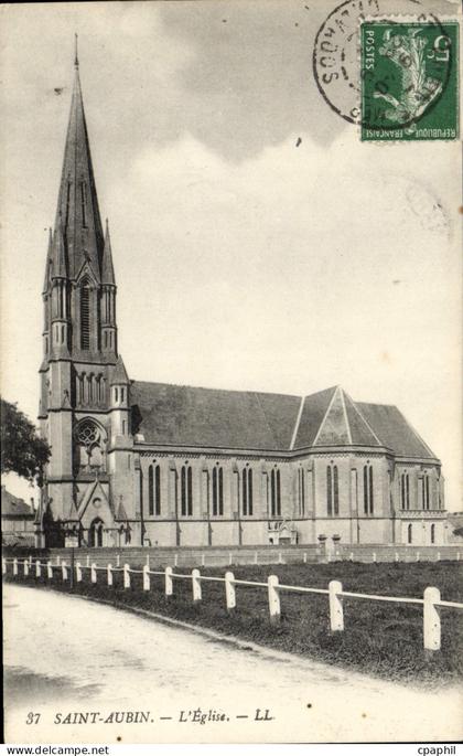 CPA Saint Aubin L'Eglise