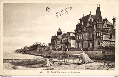 Saint Aubin CPA Vue sur Langrune
