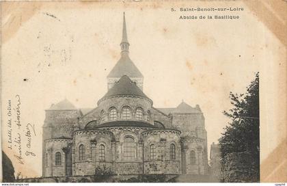 CPA Saint Benoit sur Loire abside de la Basilique