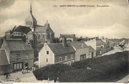 CPA Saint Benoit sur Loire Loiret Vue generale