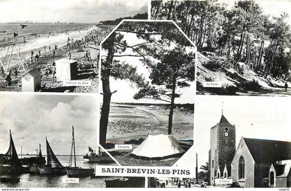 CPM Saint Brevin les Pins La Cote de Jade Bateau