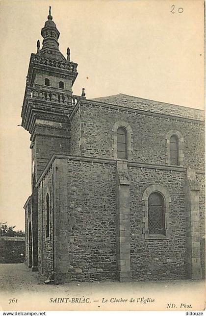 35 - Saint Briac - Le Clocher de l'Eglise - CPA - Voir Scans Recto-Verso