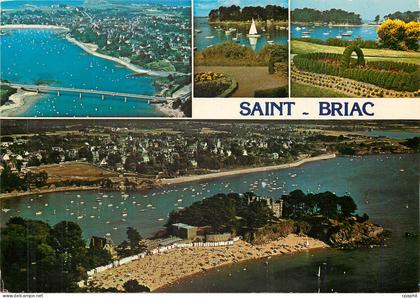 CPM Saint Briac Ille et Vilaine Vue generale et le port du Bechet