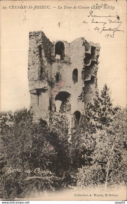CPA Cesson St Brieuc la Tour de Cesson XIC siecle
