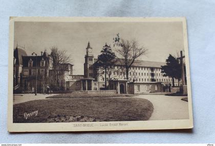 Cpsm 1949, Saint Brieuc, lycée Ernest Renan, Cotes d'Armor 22