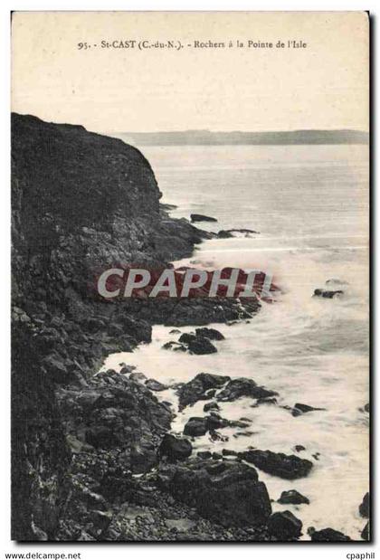 CPA St Cast Rochers a la Pointe de l Isle