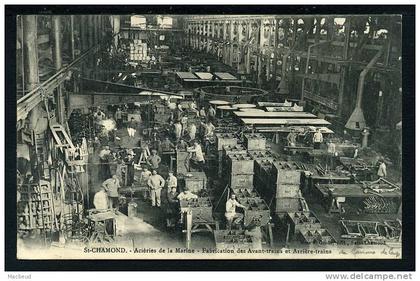 42 - SAINT CHAMOND - Aciéries de la Marine - Fabrication des Avants-trains et Arrières-Trains