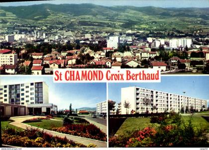CPSM Saint Chamond Vue Generale HLM de la Croix Berthaud