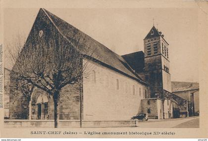 SAINT-CHEF - L'EGLISE (MONUMENT HISTORIQUE XI SIECLE)
