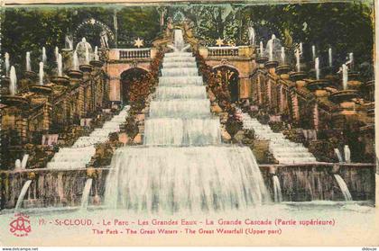 92 - Saint Cloud - Parc de Saint Cloud - La Grande Cascade - CPA - Voir Scans Recto-Verso