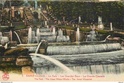 92 - Saint Cloud - Parc de Saint Cloud - La Grande Cascade - CPA - Voir Scans Recto-Verso