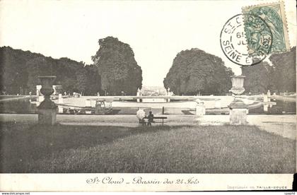 CPA Saint Cloud Bassin des 24 jets
