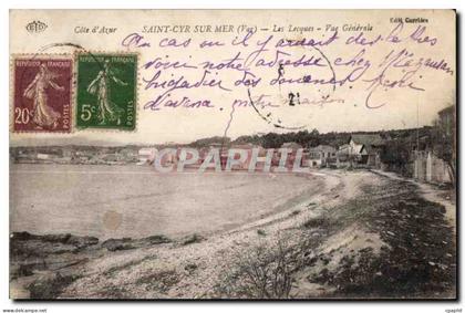 CPA Saint Cyr Sur Mer Les Lecques Vue Generale