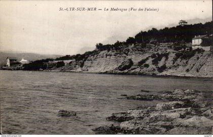 CPA St Cyr sur mer La Madrague (vue des falaises)