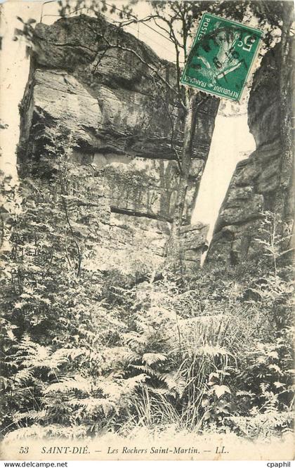 CPA Saint Die Les Rochers Saint Martin