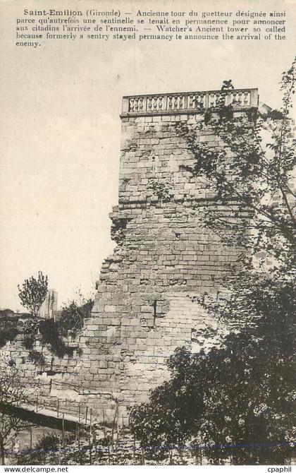 CPA Saint emilion(gironde)