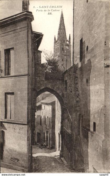 CPA Saint Emilion Porte de la Cadene