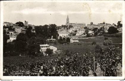 CPM Saint Emilion Vue generale Les vignobles