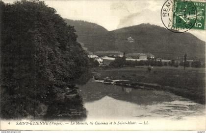 CPA Sainte Etienne La Moselle Les Casernes Et Le Saint Mont