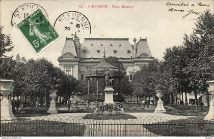 Saint Etienne CPA Place Marengo