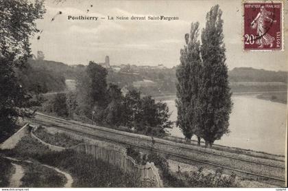 CPA Ponthierry La Seine devant Saint Fargeau
