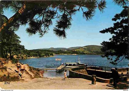 Carte Postale - 31 - Saint Ferreol - Bassin de Saint Ferreol - Le bout de la Digue et l'embarcadère - Départ du Bateau P