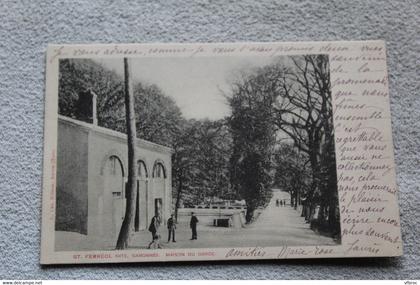 Cpa 1902, saint Ferréol, maison du garde, haute Garonne 31