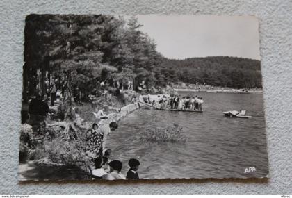 G611, Cpm, bassin de Saint Ferreol, la plage, Haute Garonne 31