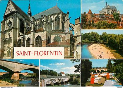 89 - Saint Florentin - Multivues - Camping - CPM - Voir Scans Recto-Verso
