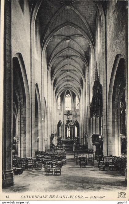 CPA Cathedrale de Saint Flour Interieur