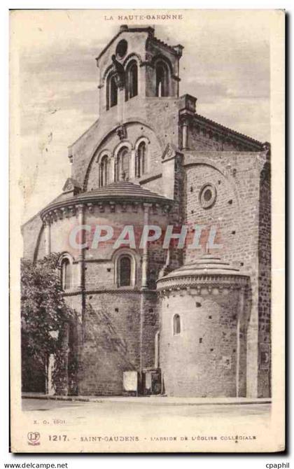 CPA Saint Gaudens L'Abside De l'eglise collegiale